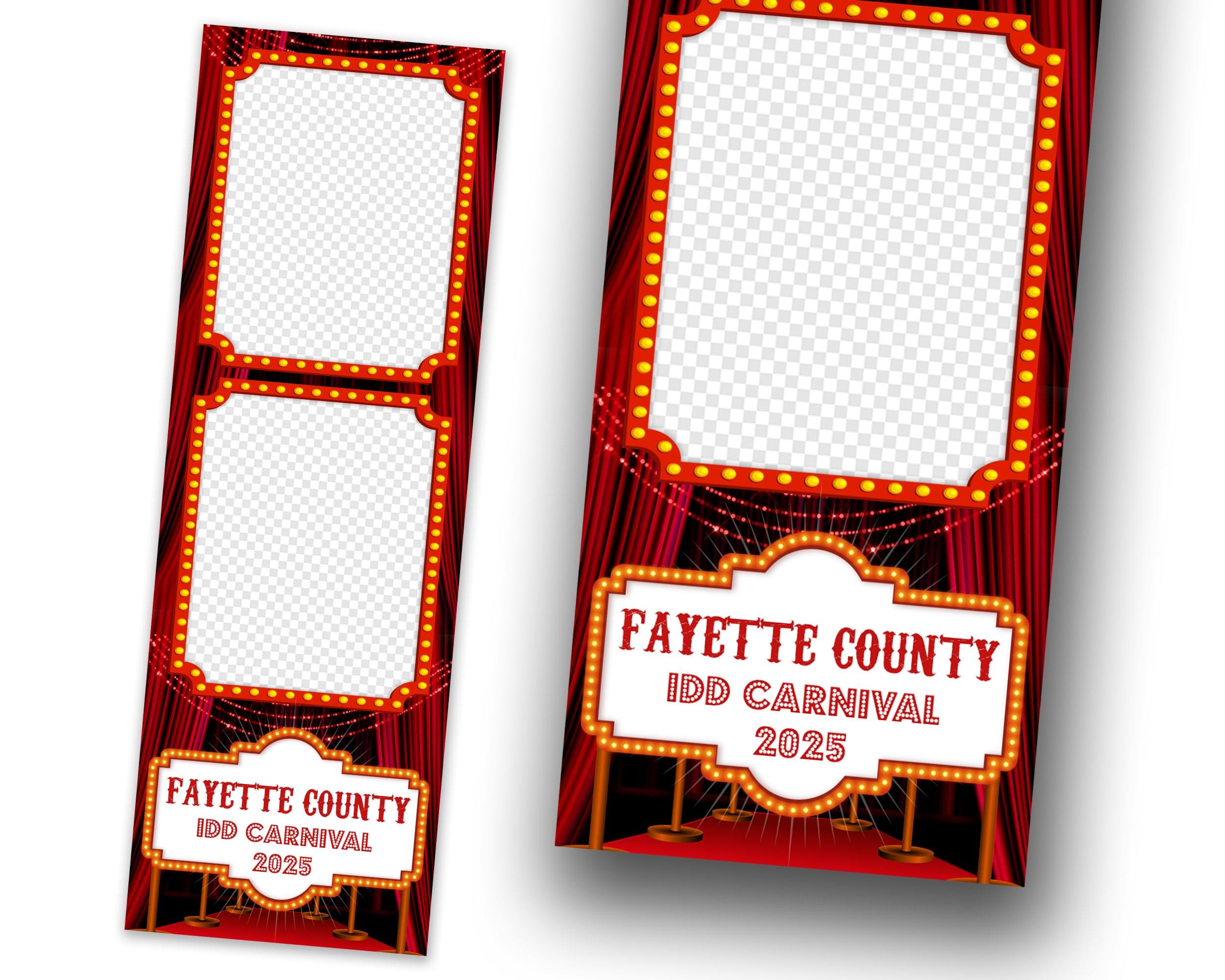 Carnival Photo Booth Template | Carnival Photobooth Overlay | Festival Photobooth Template | Carnival Celebration Circus Party | 1531