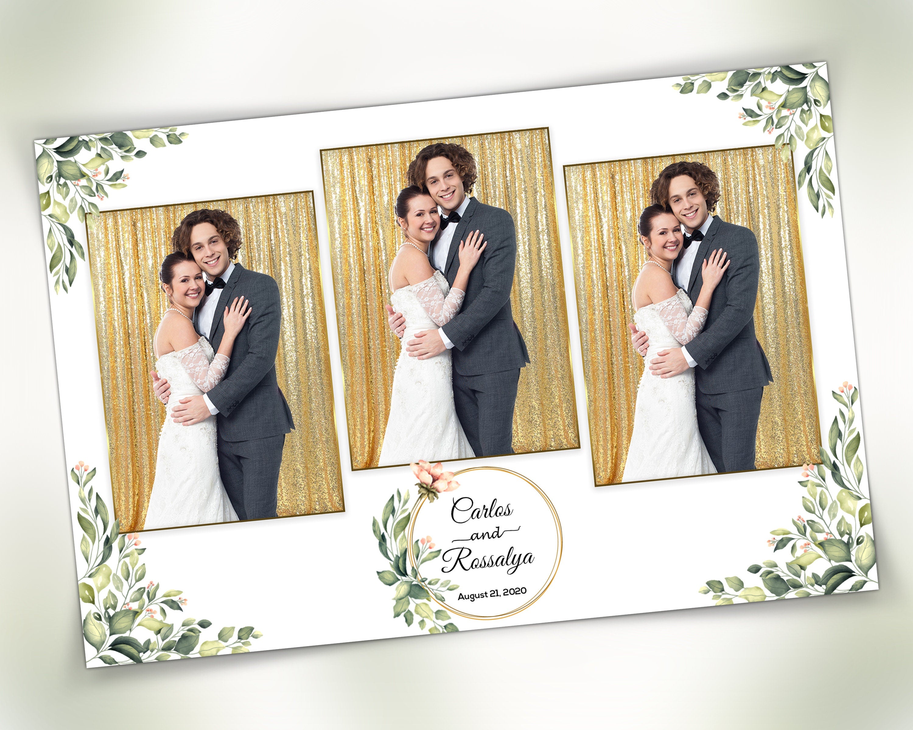 Photobooth Template Wedding Bridal Shower anniversary Photobooth Template Photo Booth Template 4x6