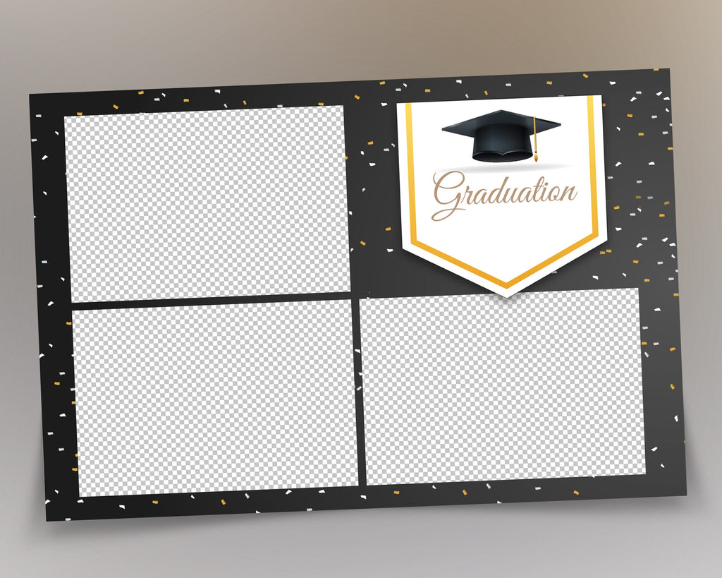 Graduation Ceremony Photobooth Template Class of 2020 for photo booth PNG PSD XBDR 2020 2X6