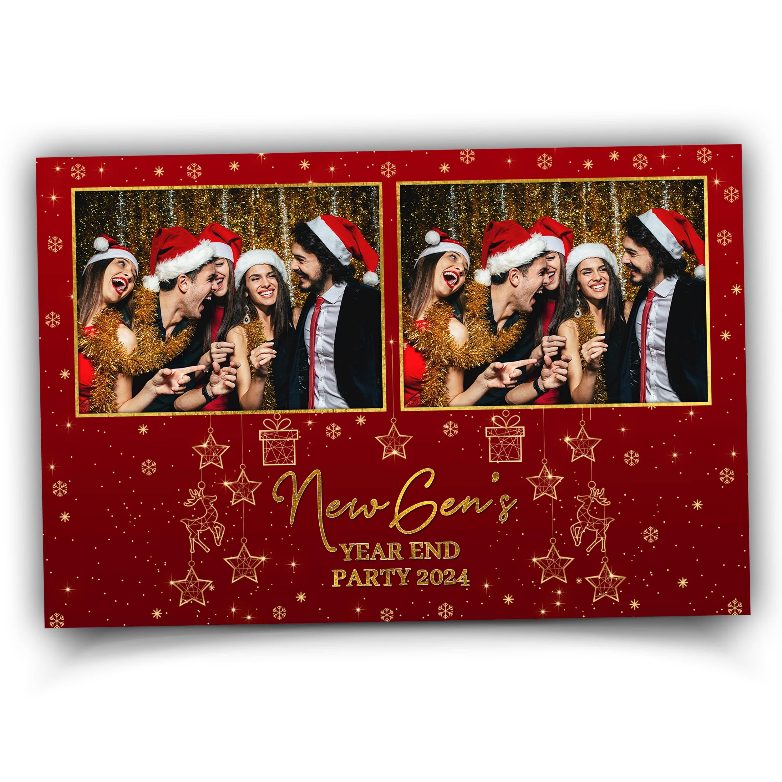 Christmas Photobooth Template, Merry Christmas Photo Booth, Holiday Photobooth, Xmas 817