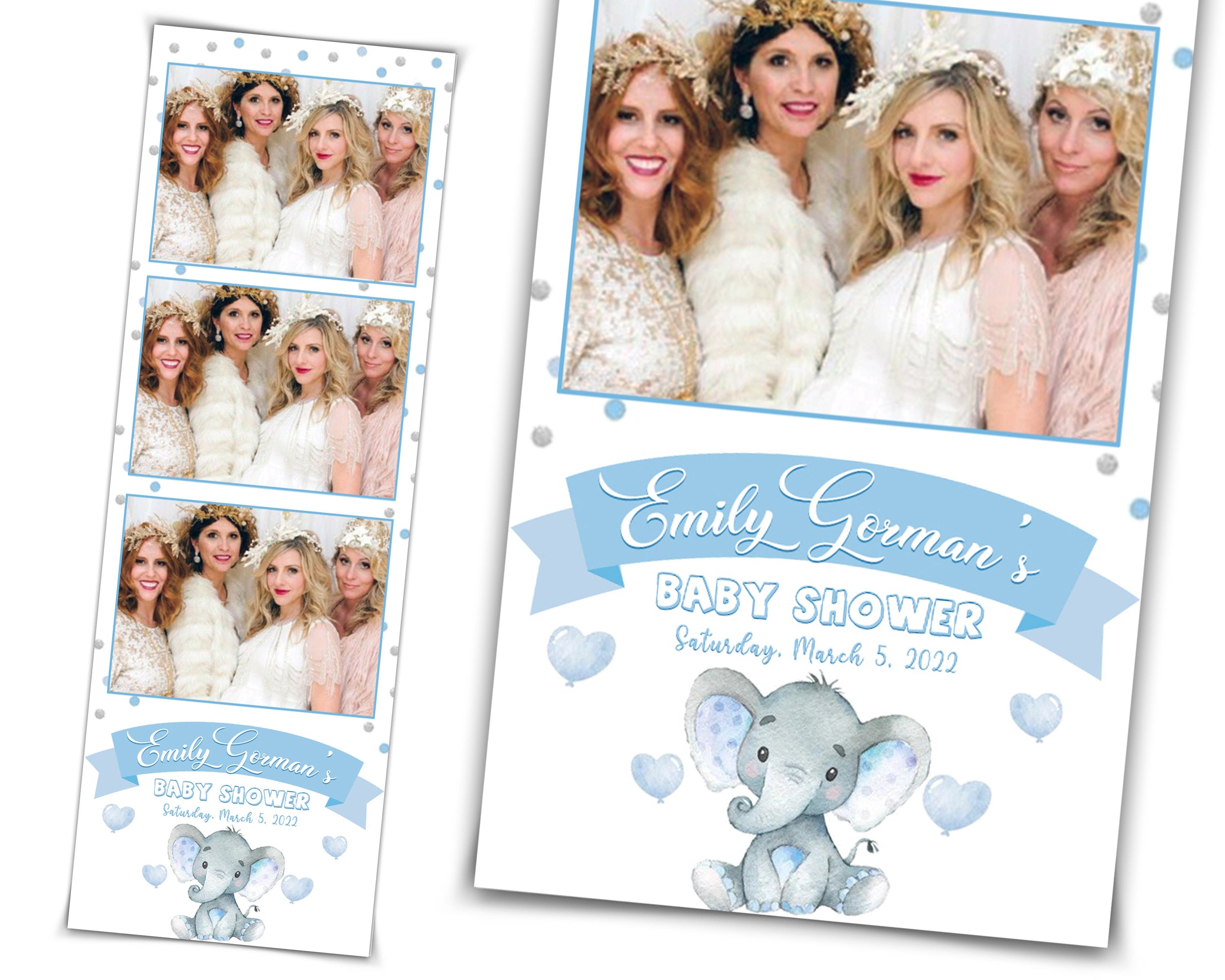 Photo Booth Template Baby Shower First Birthday Baby Birthday 1st Birthday Photobooth Template