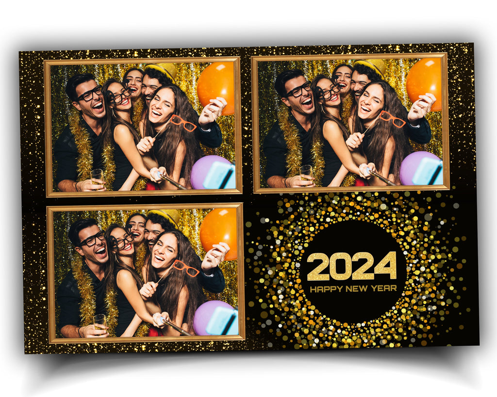 2025 New Year Photobooth Template | New Year Party | Holiday Party | 2025 Photo Booth Template | Happy New Year 2025