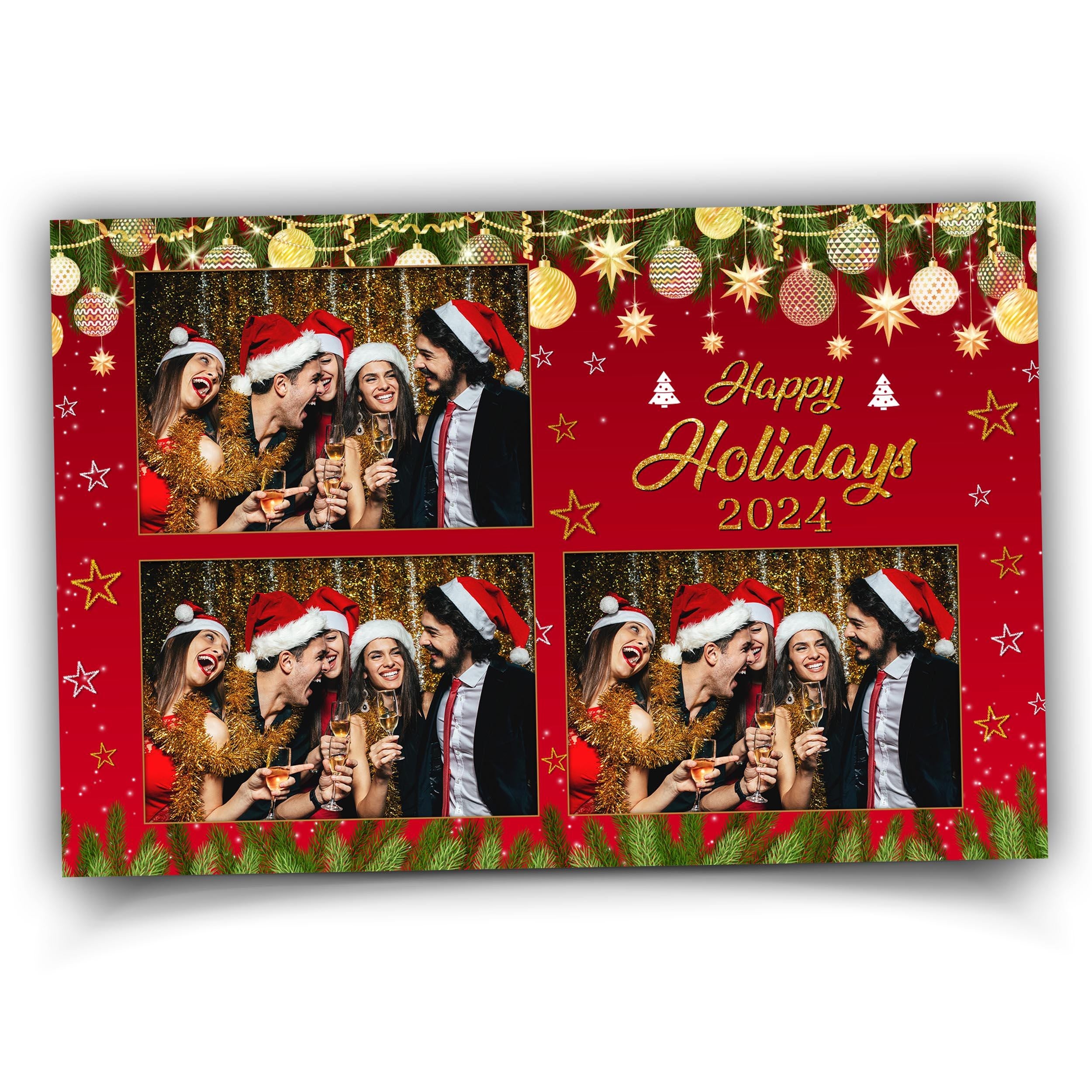 Christmas Photobooth Template, Merry Christmas, Holiday Photo Booth, New Year, Xmas 1461