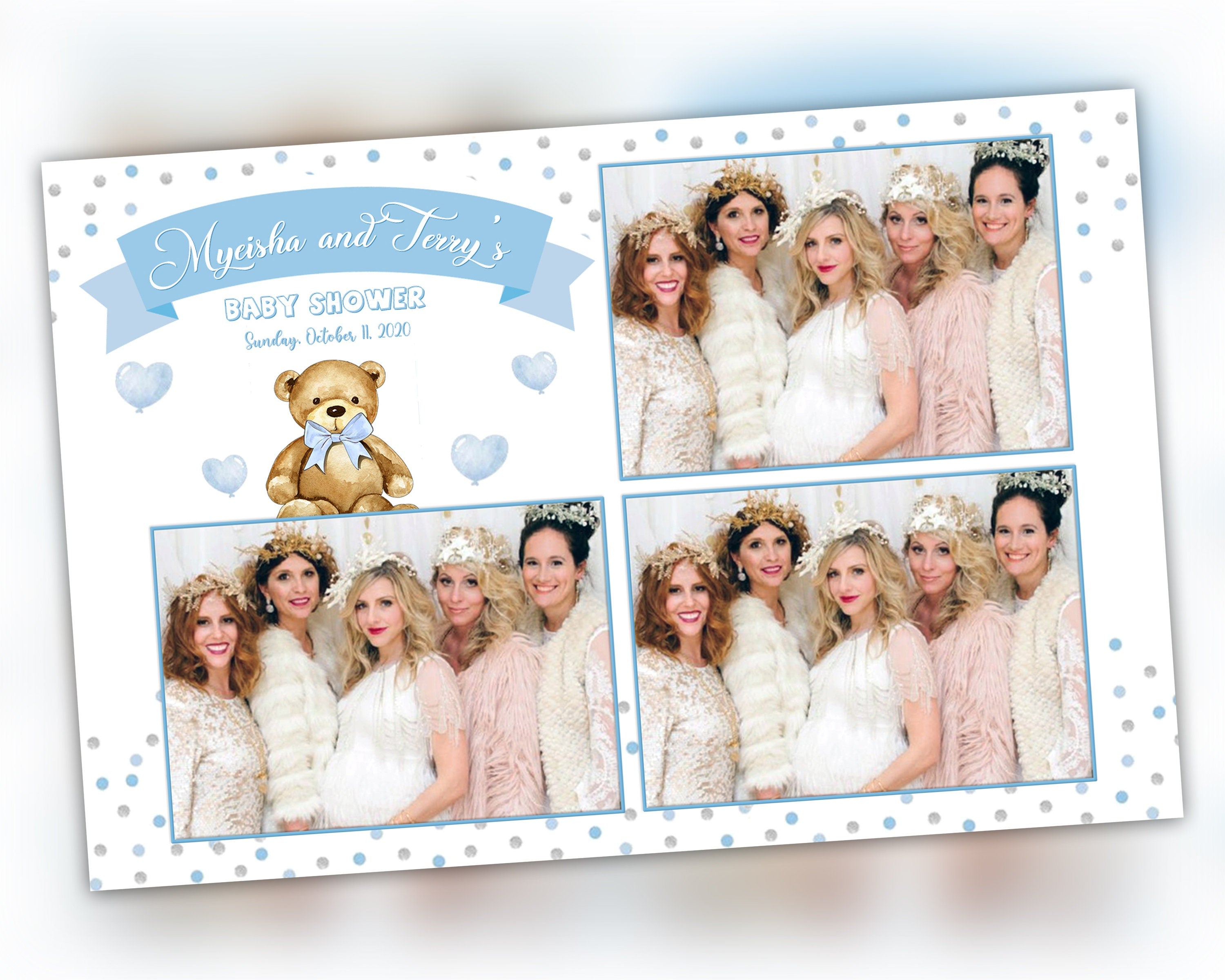 Photo Booth Template Baby Shower First Birthday Baby Birthday 1st Birthday Photobooth Template
