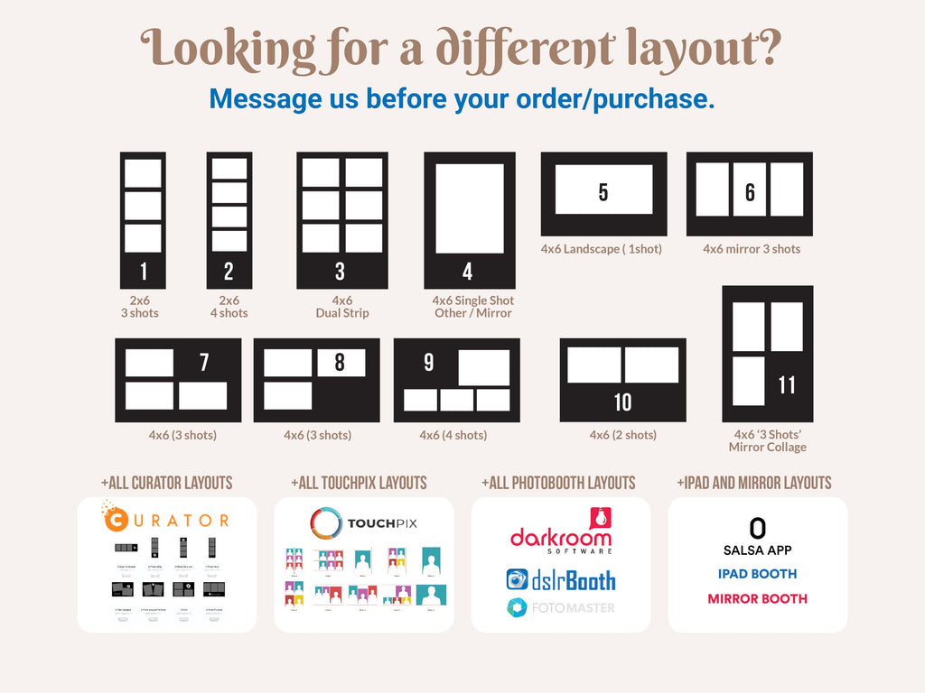 Birthday Photo Booth Template / Editable Birthday Photobooth Template 4x6 inch 1 Photo Boomerang included FONT file