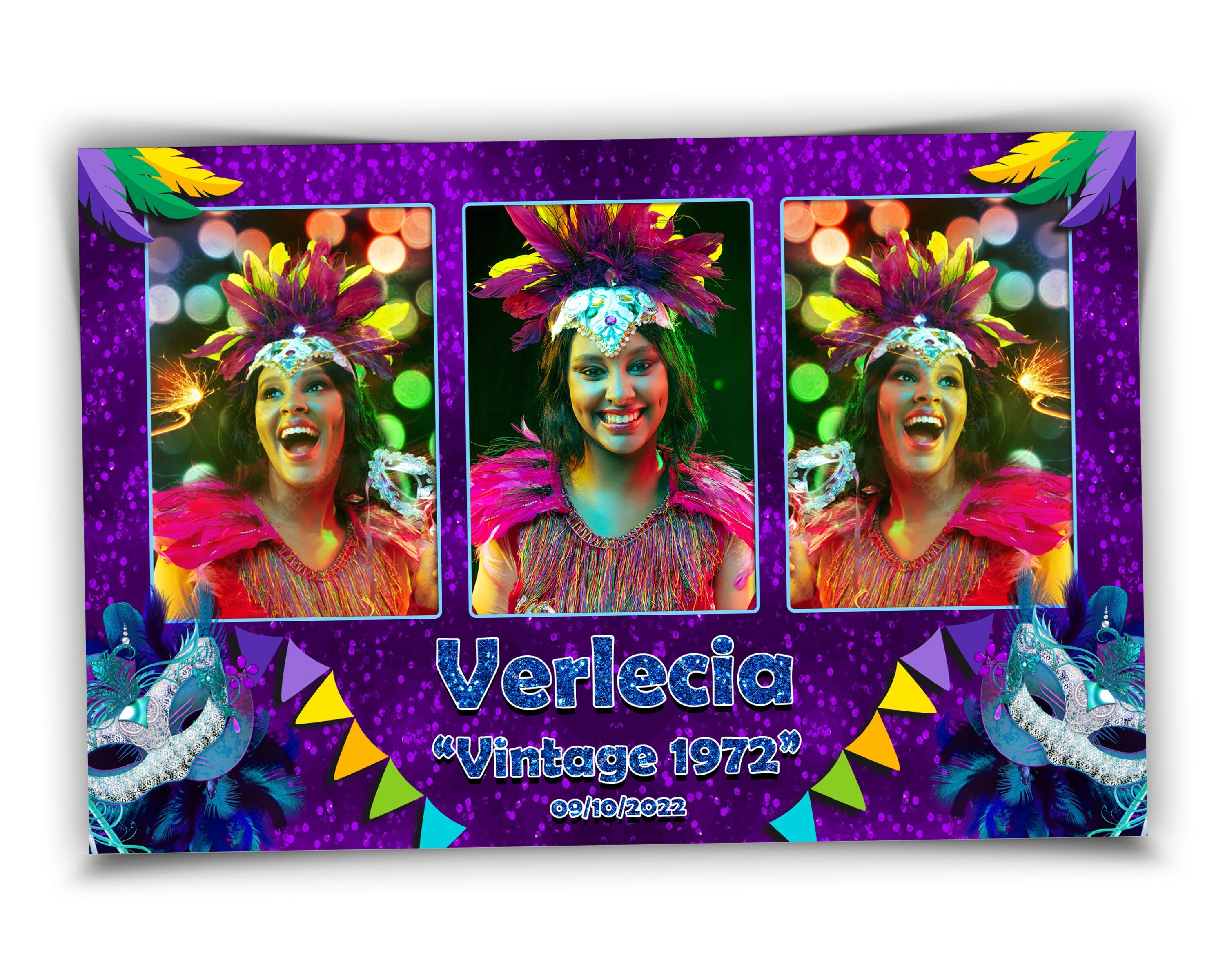 Mardi Gras Photo Booth Template Mask Carnevale Photobooth Template Masquerade Masks Mirror dslr darkroom reusable png