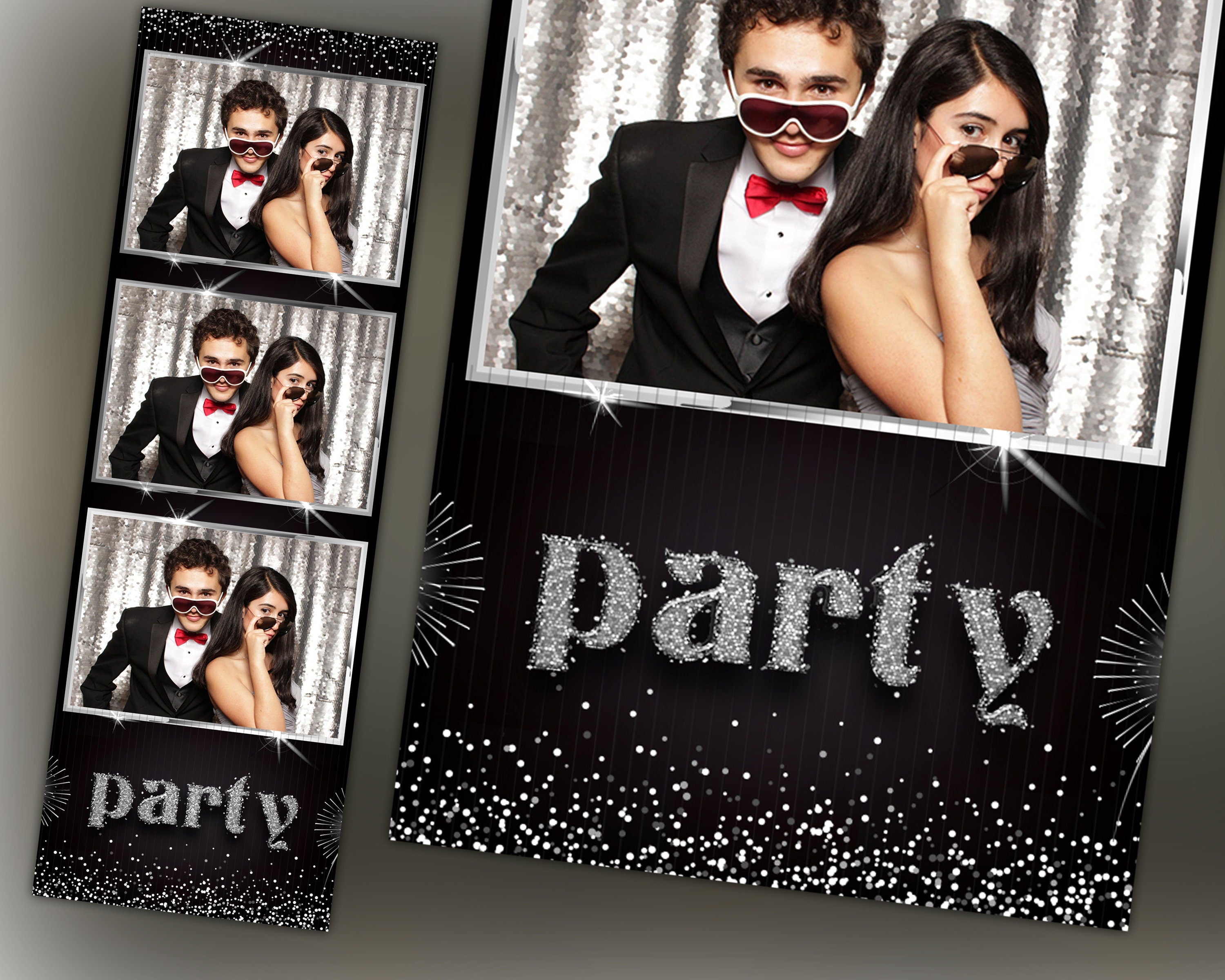 Photobooth Template Festa Junina Party, Holiday Party, Deluxe Night Party, Festival Celebration photo booth template New Year