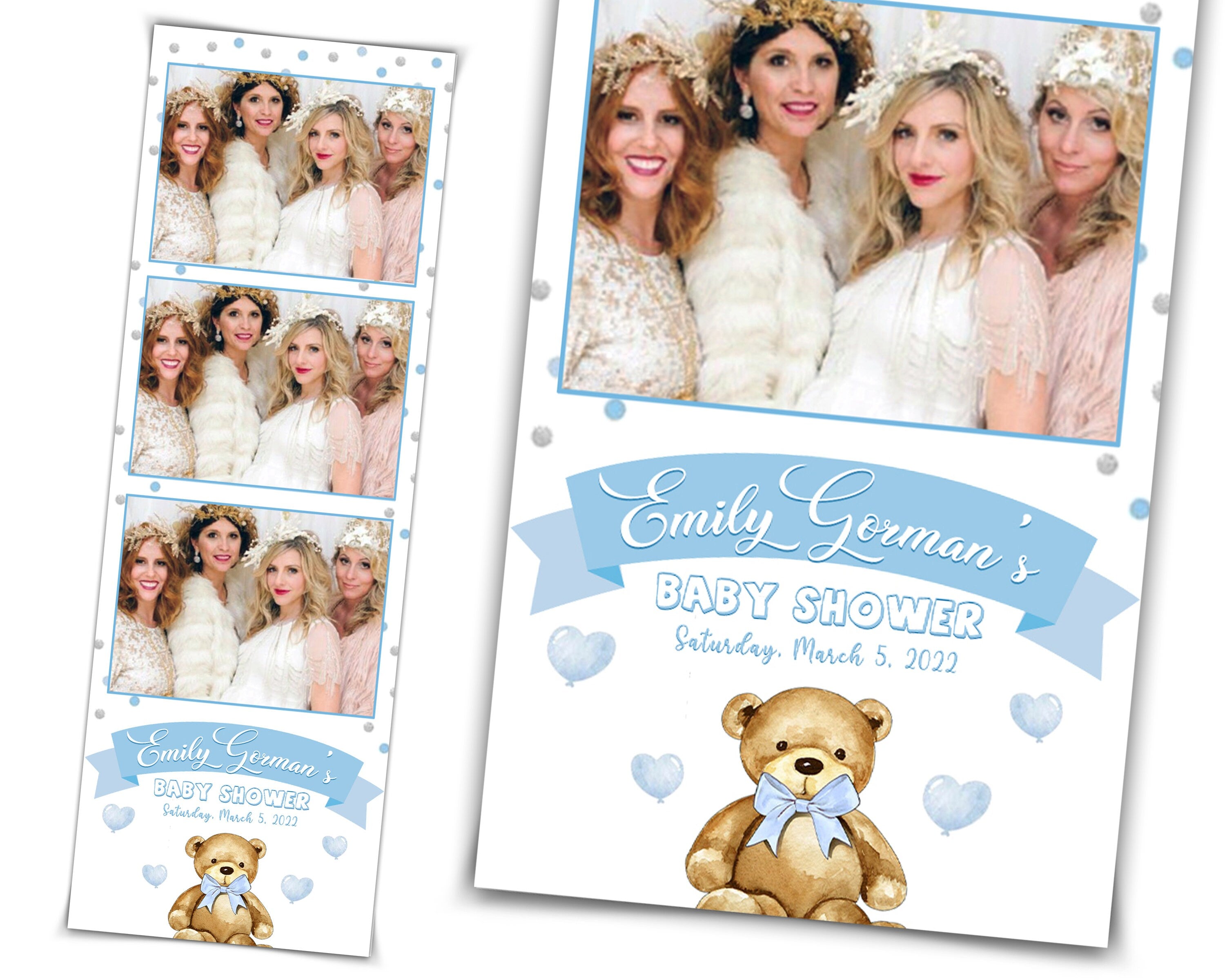 Photo Booth Template Baby Shower First Birthday Baby Birthday 1st Birthday Photobooth Template