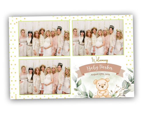 Baby Shower Photobooth Template 4x6 Layout