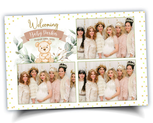 Baby Shower Photobooth Template 4x6 Layout