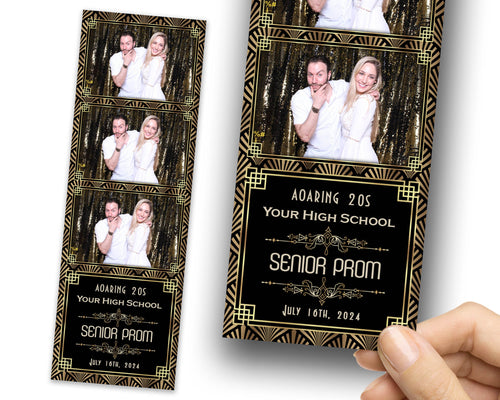 Aoaring 20s, Prom Photobooth, The Great Gatsby Photo Booth Template, Art Deco, Class Of, High School, 1920s Deco, Gala, Great Gatsby, 1083