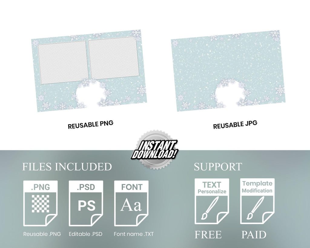 Winter Wonderland | XV Photobooth | Winter Wonderland Photo Booth | Winter Wonderland Photo Booth Template | Winter Wonderland XV | Birthday