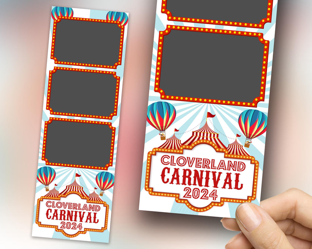 Carnival Photo Booth Template Festival Shrovetide Mardi Gras Photobooth Template Fat Tuesday Carnival celebration Circus Party 2x6 1053