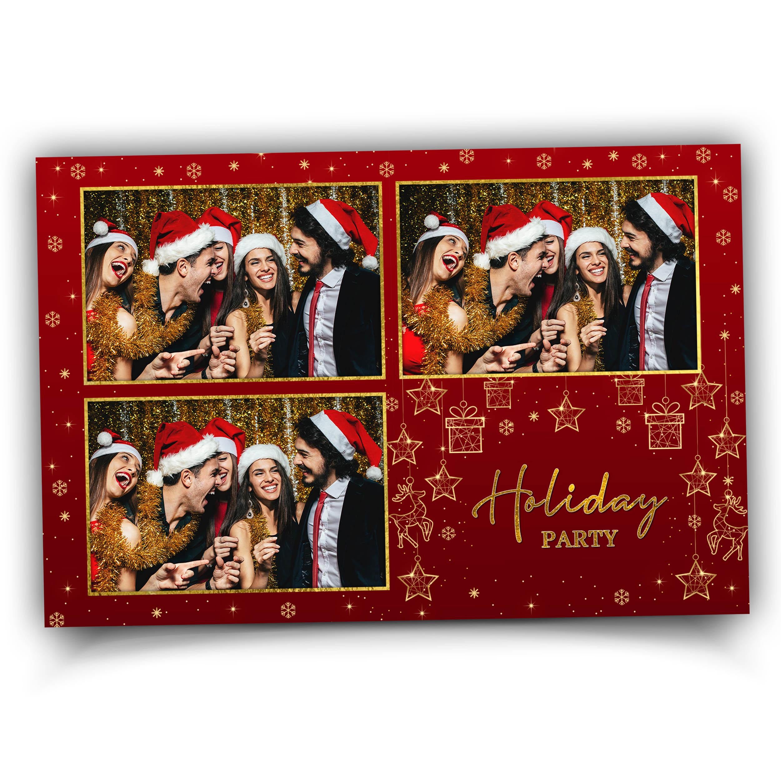 Christmas Photobooth Template, Merry Christmas Photo Booth, Holiday Photobooth, Xmas Photobooth 817