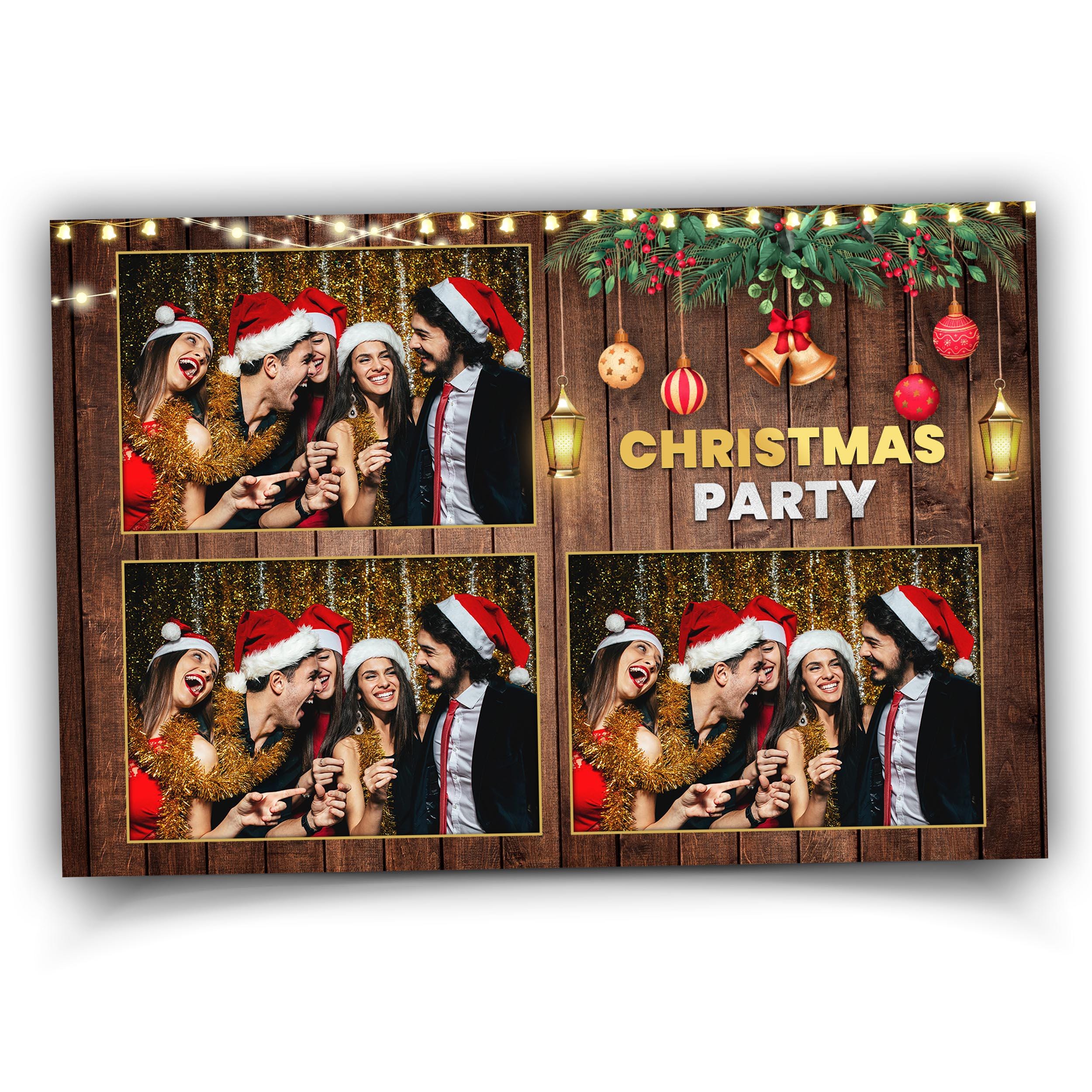 Christmas Photobooth Template, Christmas Photo Booth, Merry Christmas, Holiday Party, Xmas 636