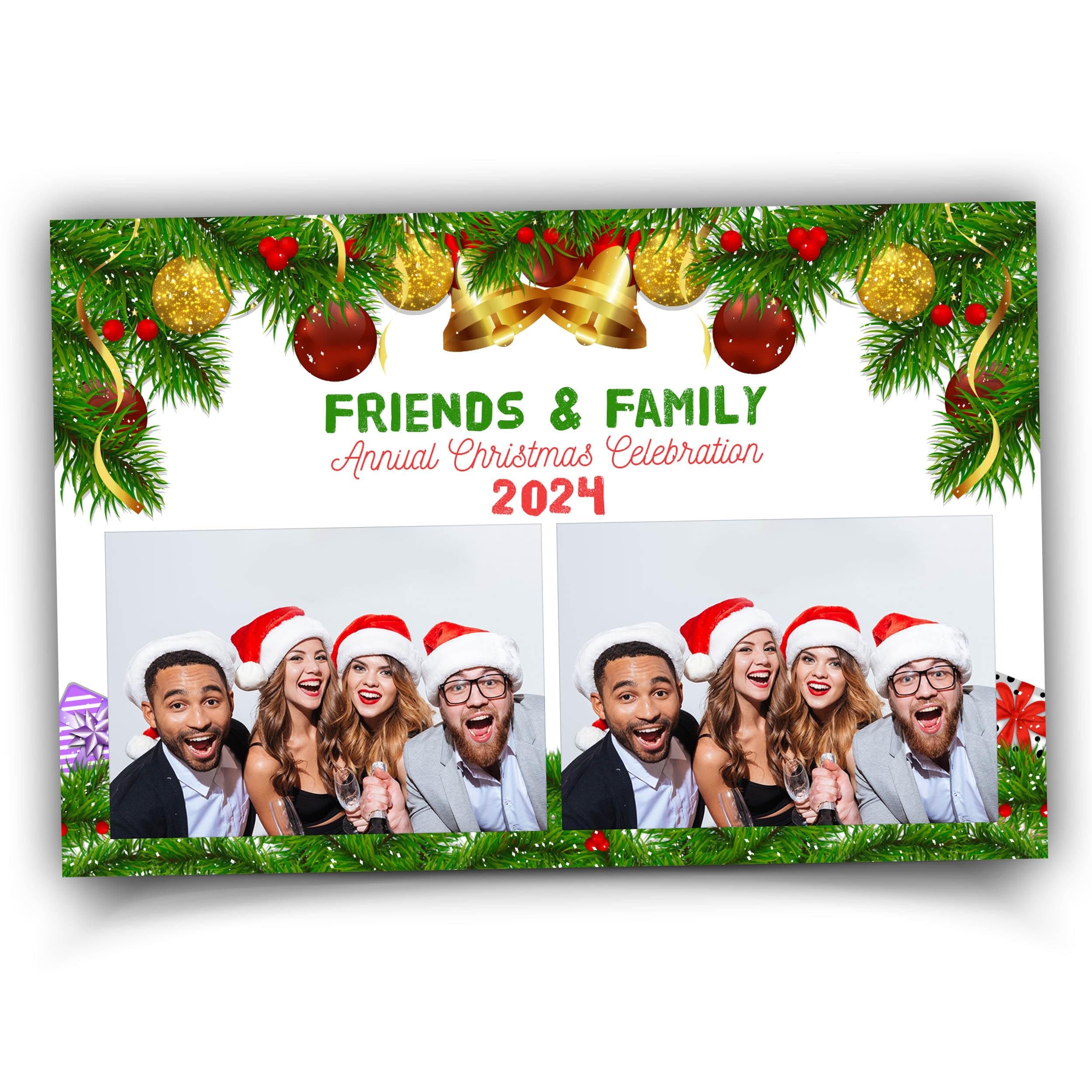 Merry Christmas Photo Booth Template,  Holiday Party Photobooth, Xmas Photobooth, Christmas Celebration 295