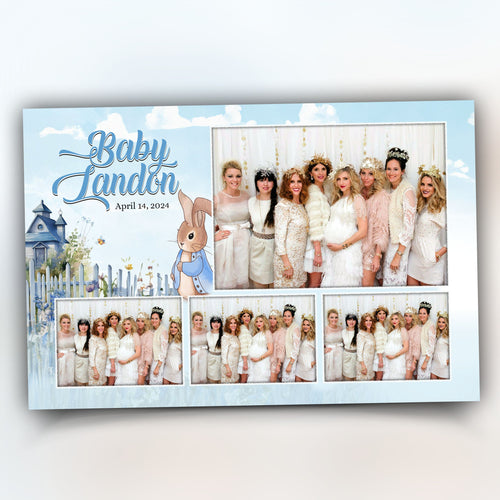 Baby Shower Photobooth Template Babyshower photo booth template 1060