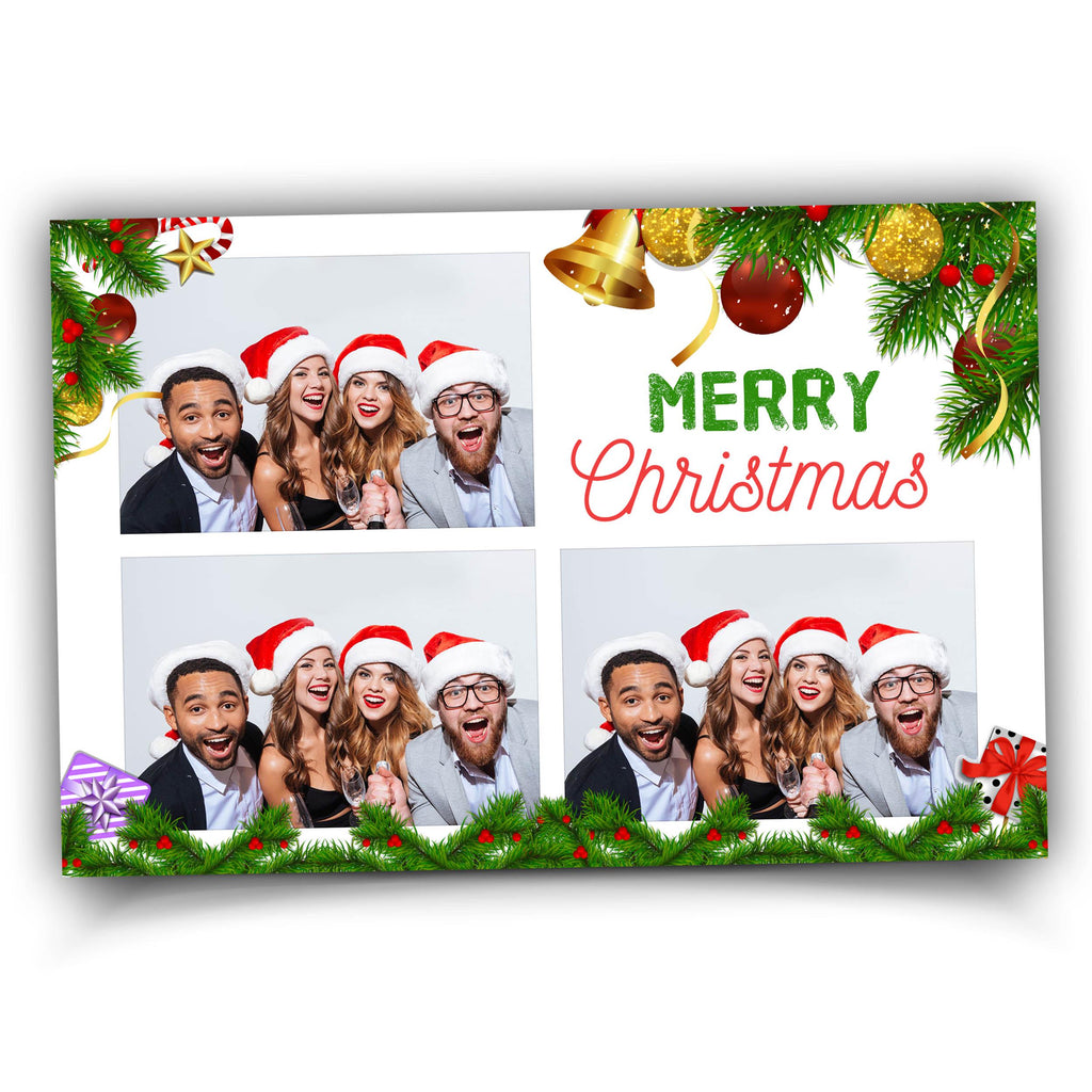 Merry Christmas Photo Booth Template,  Holiday Party Photobooth Template, Xmas Photobooth, Christmas Celebration 295