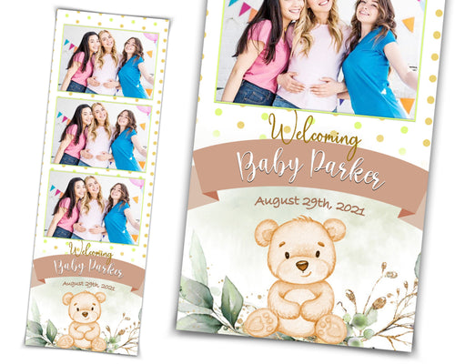 Baby Shower Photobooth Template 2x6 Layout