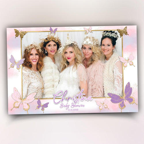 Baby Shower Photobooth Template, Baby Shower Photo Booth Overlay 659