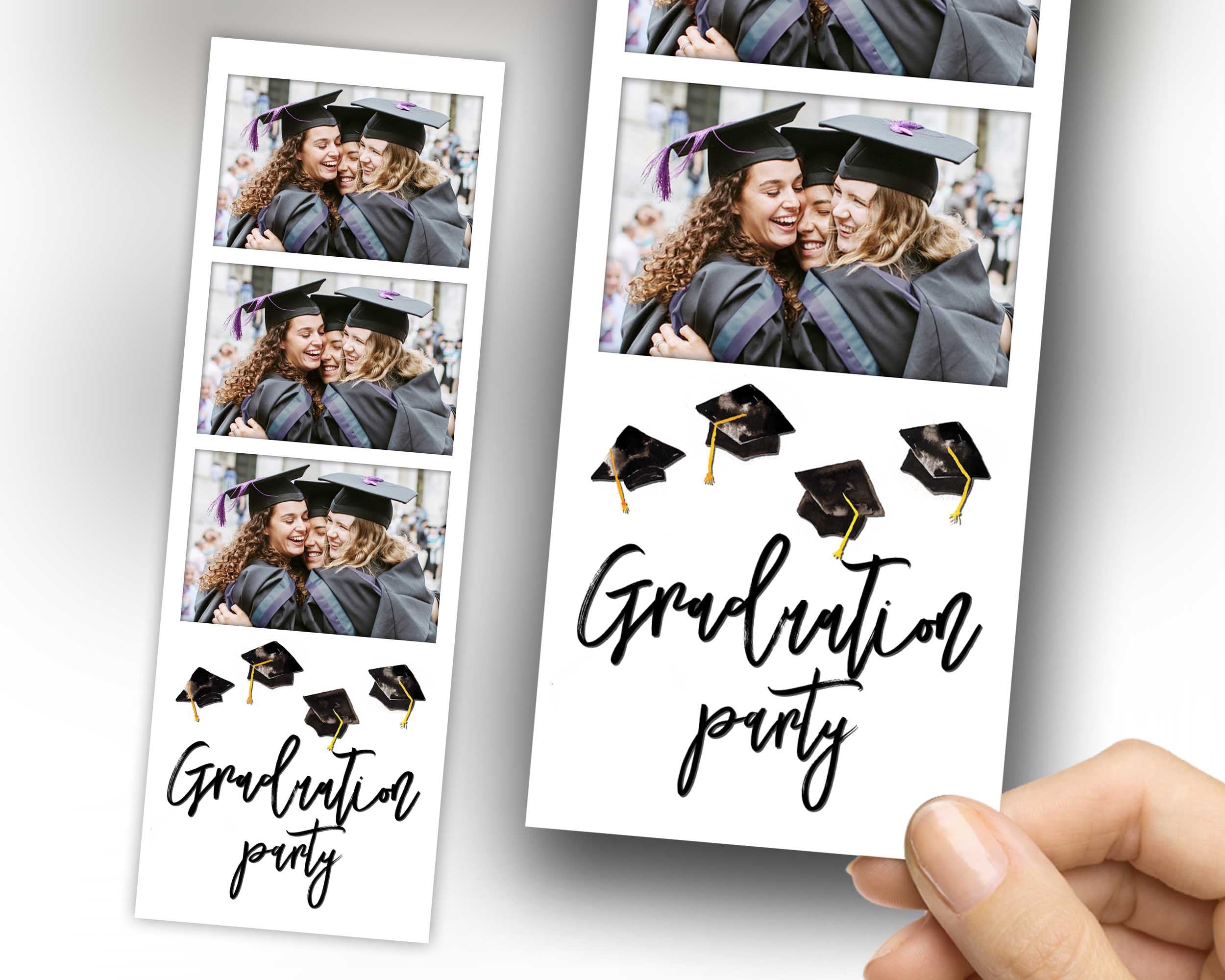 Graduation Photo Booth Template, Graduation Photobooth Template, Class of 2024, Prom 2024, Grad