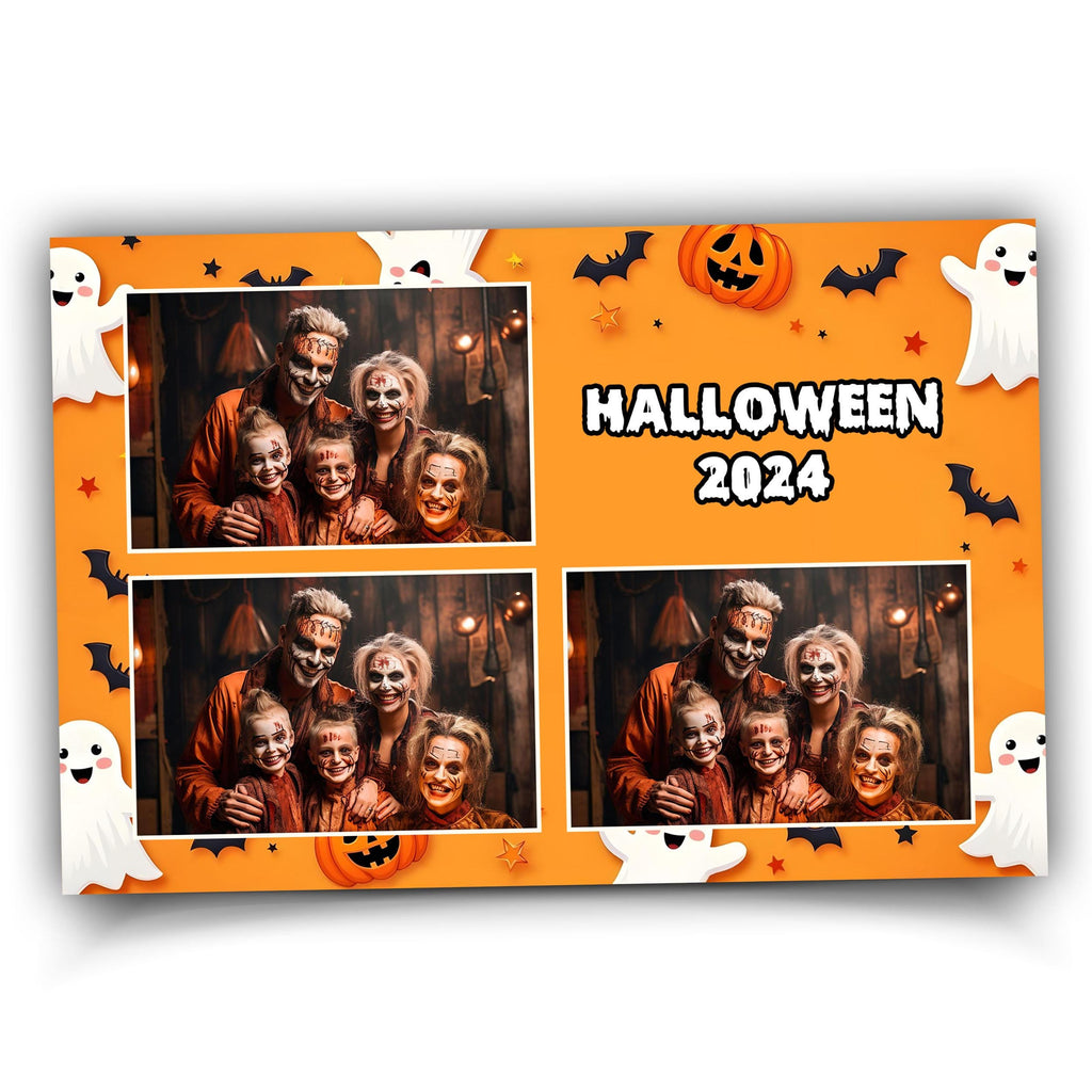 Halloween Photobooth Template, Trick or Treat, Halloween 2024 Photo Booth, Pumpkin 1373