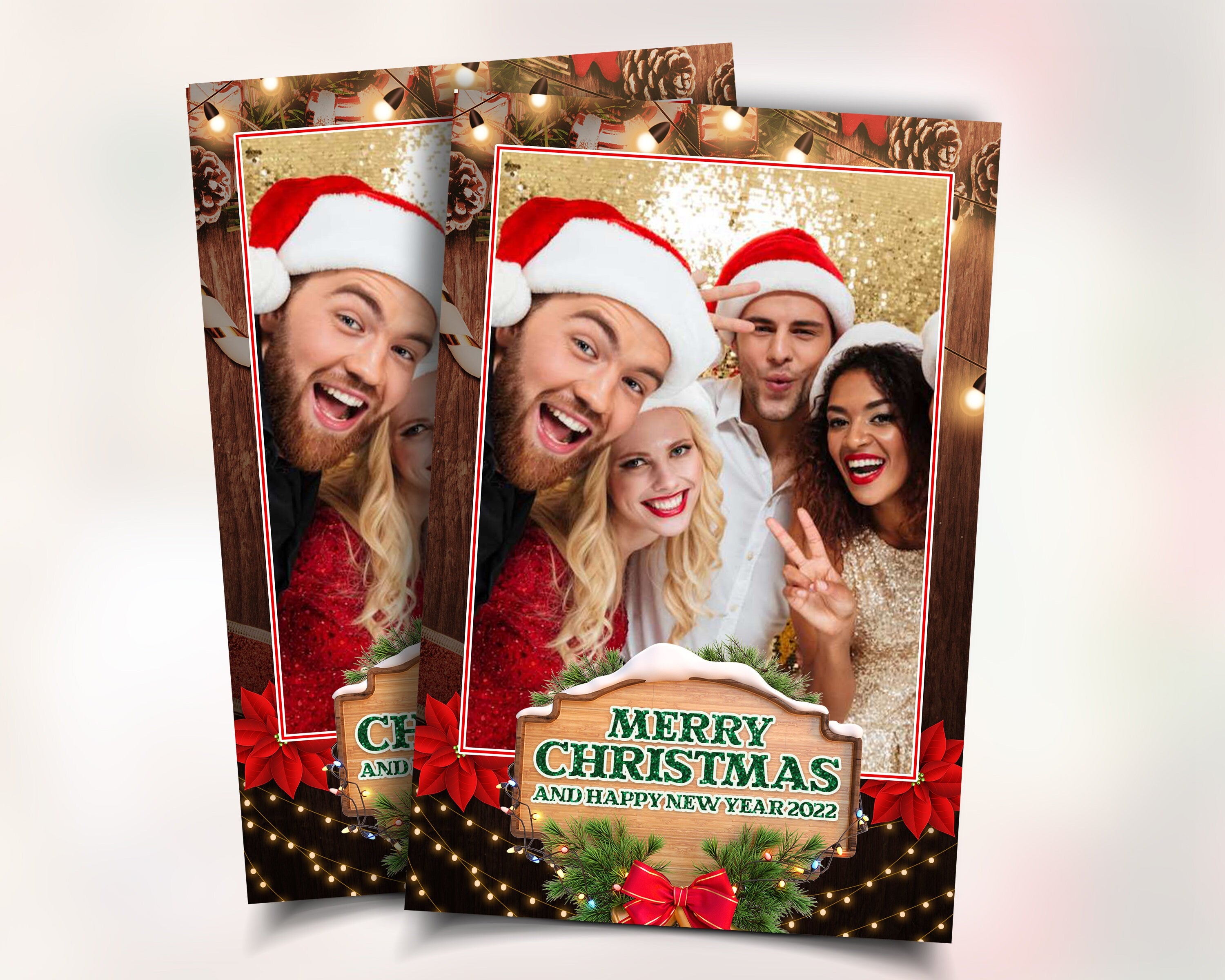 Christmas Photobooth Template Merry Christmas and New Year Winter Wonderland and Holiday Photo Booth Mirror Salsa Touchpix Darkroom ipad 360