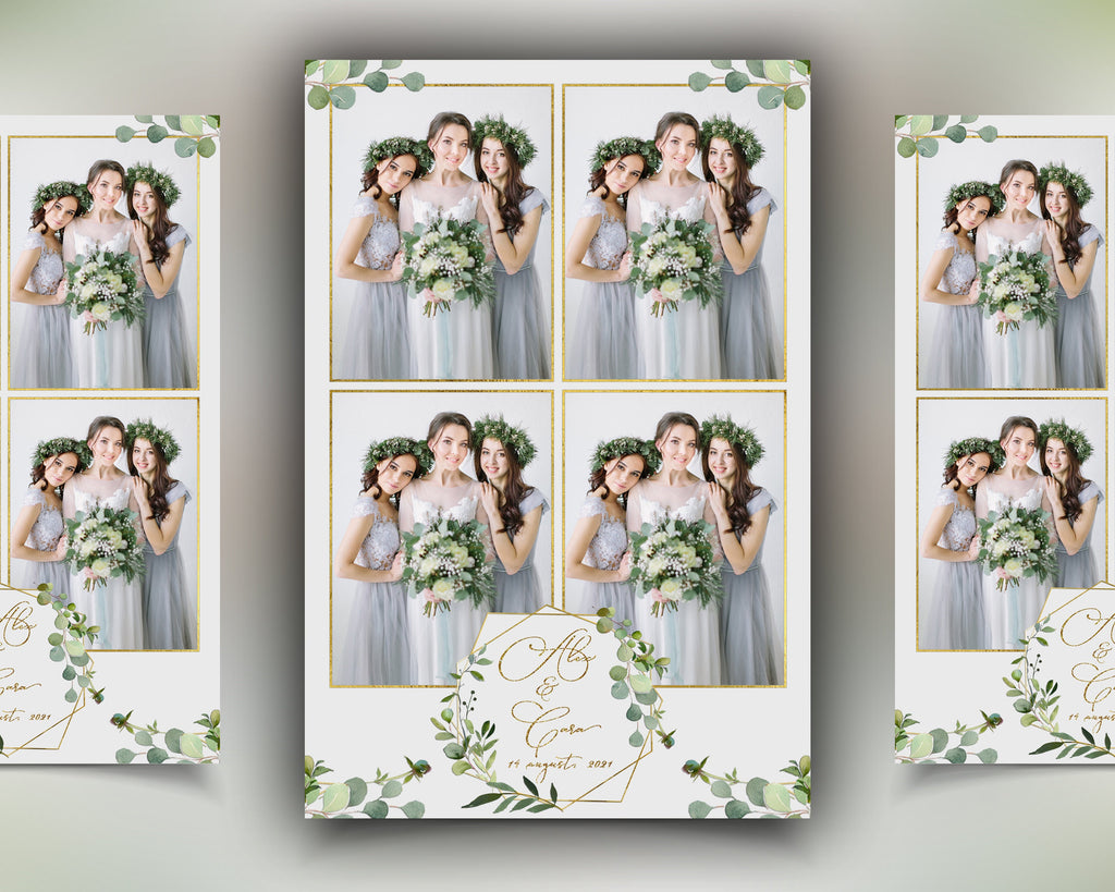 Eucalyptus Wedding Photo Booth Bridal Shower Anniversary Salsa Photobooth Template Mirror Booth Touchpix Ipad