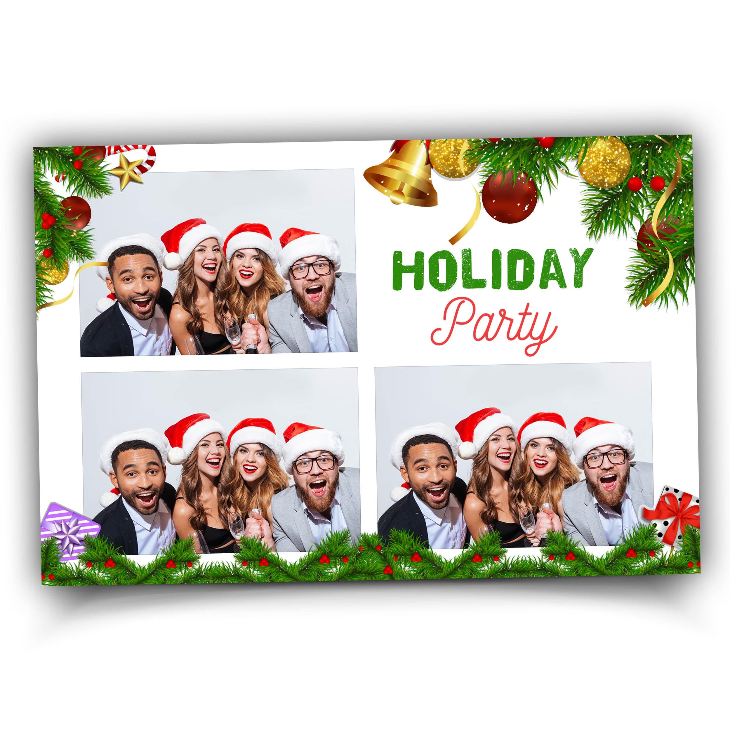 Merry Christmas Photo Booth Template,  Holiday Party Photobooth Template, Xmas Photobooth, Christmas Celebration 295
