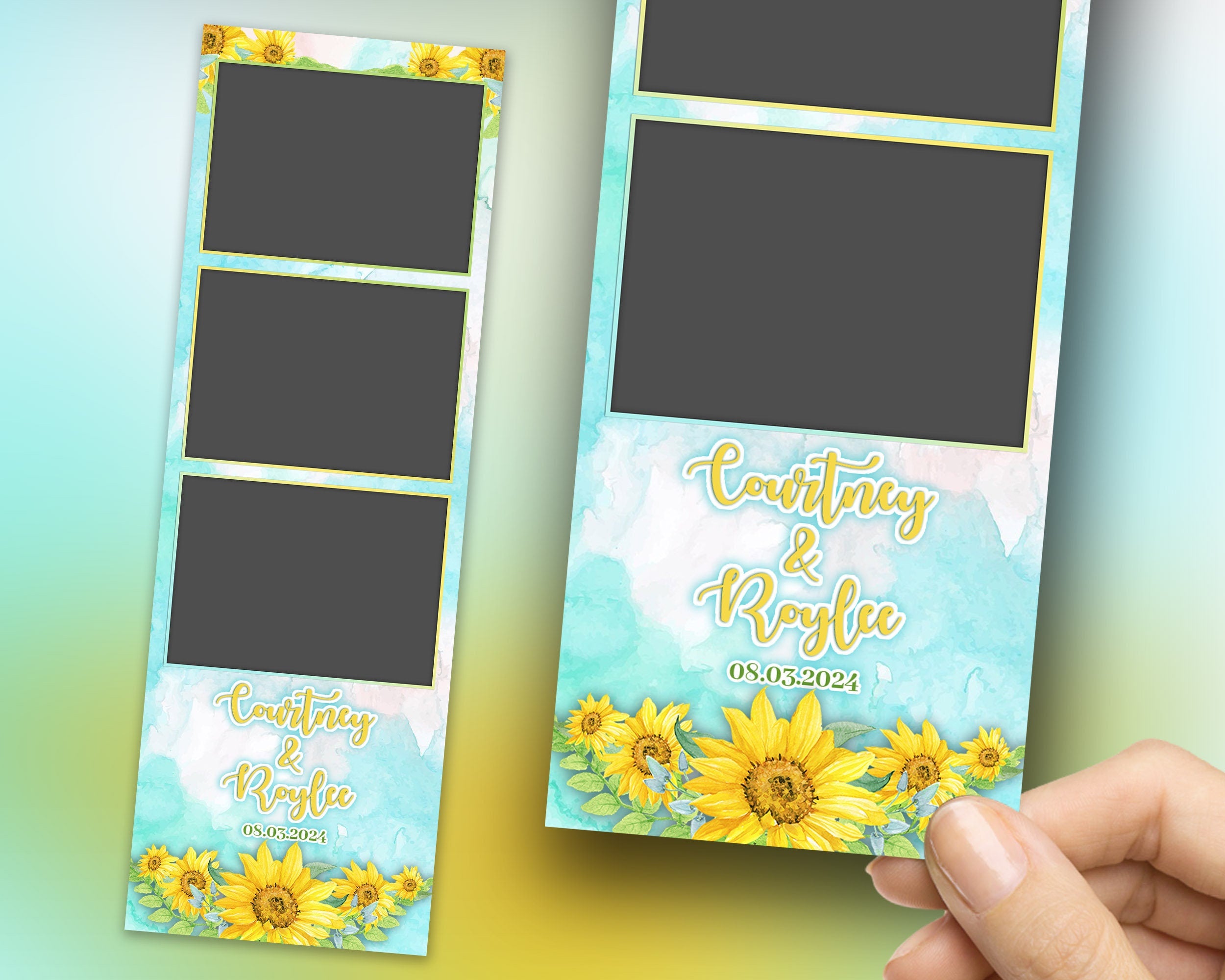 Sunflower Photo Booth Template, Sweet 16 Photobooth Template, Quinceanera, Mis Quince, Quince Photobooth, Birthday 633