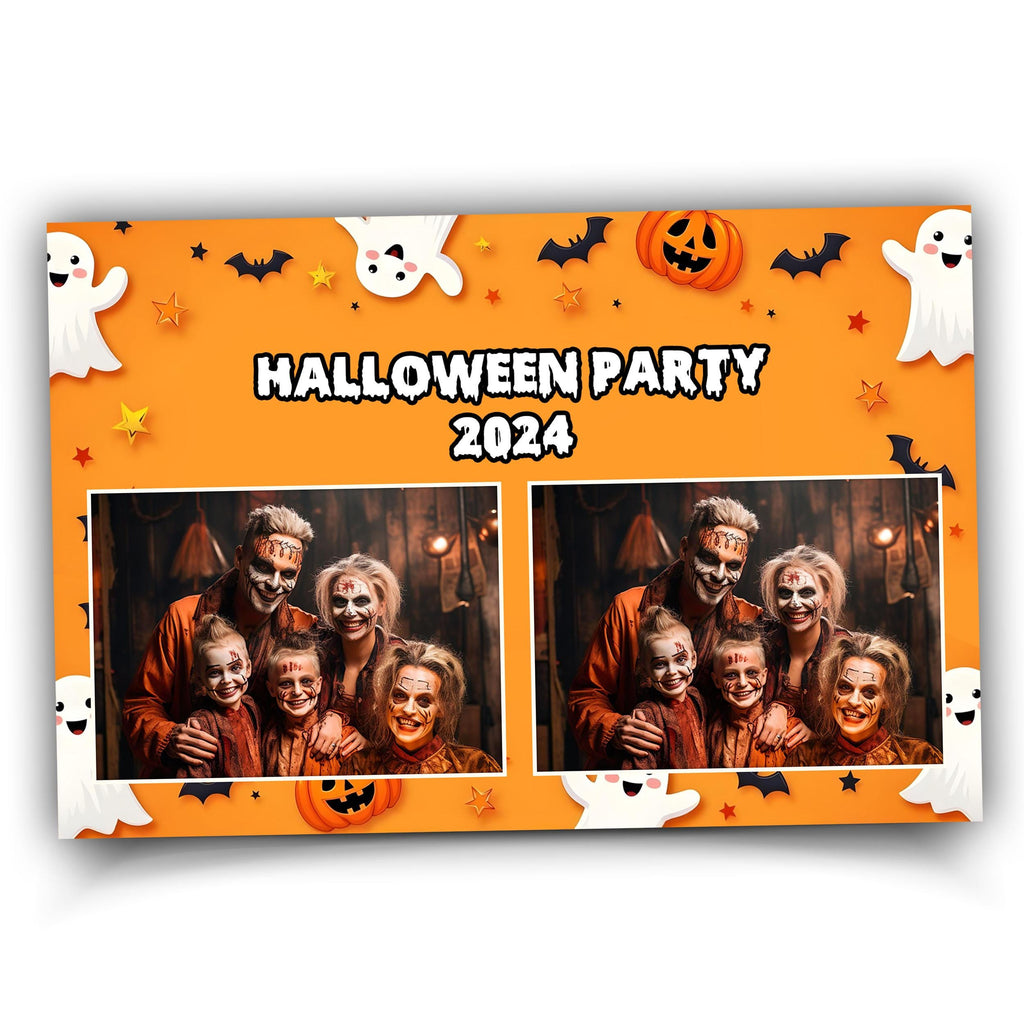 Halloween Photobooth Template, Trick or Treat, Halloween 2024 Photo Booth, Pumpkin 1373