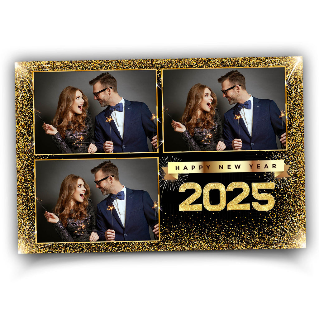New Year Photobooth, New Year Photo Booth, 2025 Photobooth, 2025 Photo Booth Template, NY Photobooth
