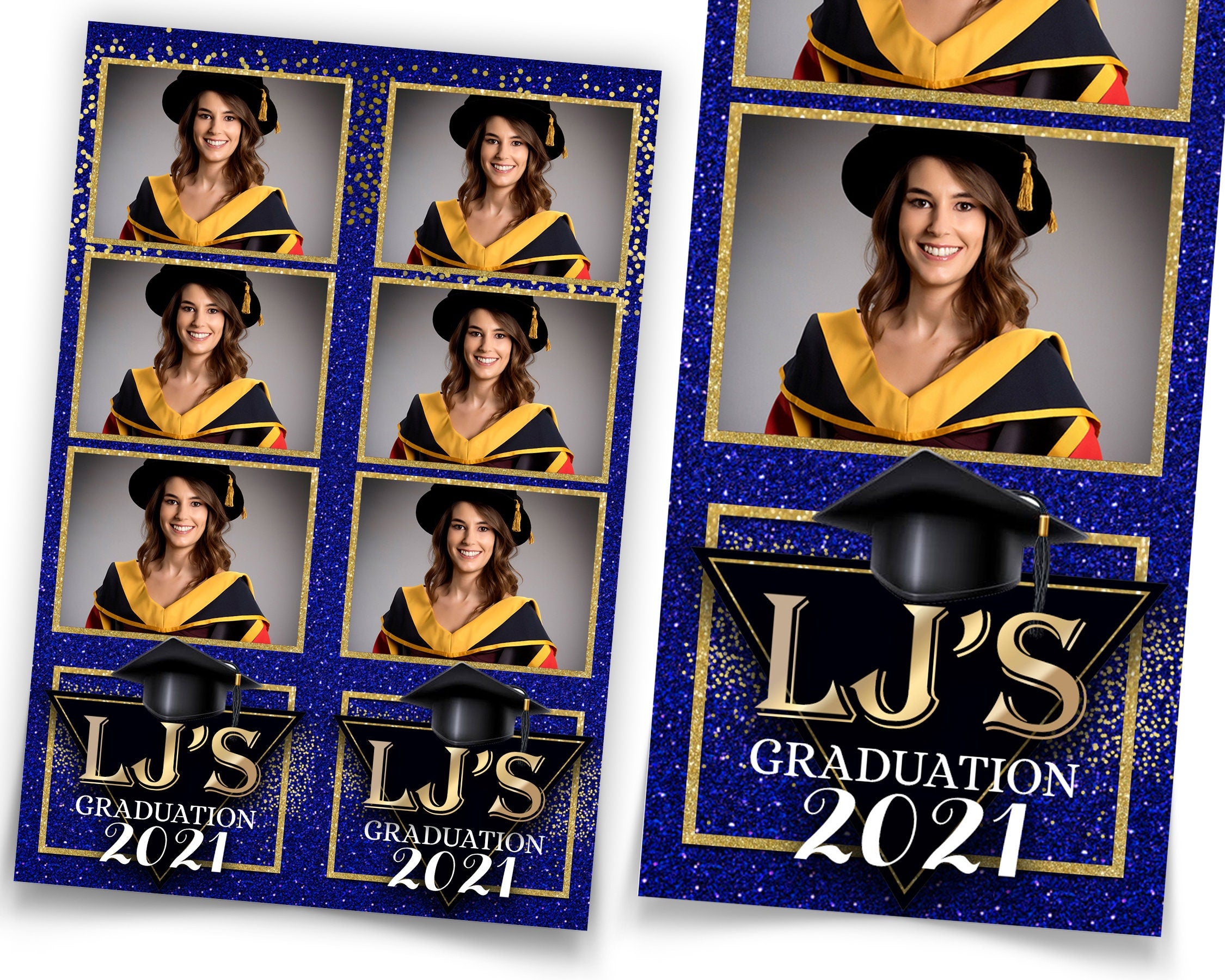 Graduation Class of 2024 Prom Photobooth Template Grad Photo Booth 151