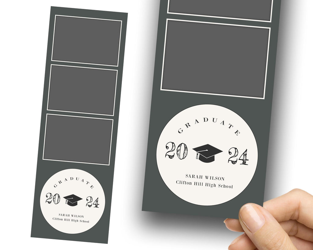 Graduation Photo Booth Template, Graduation Photobooth Template, Class of 2024, Prom 2024, Grad 1069