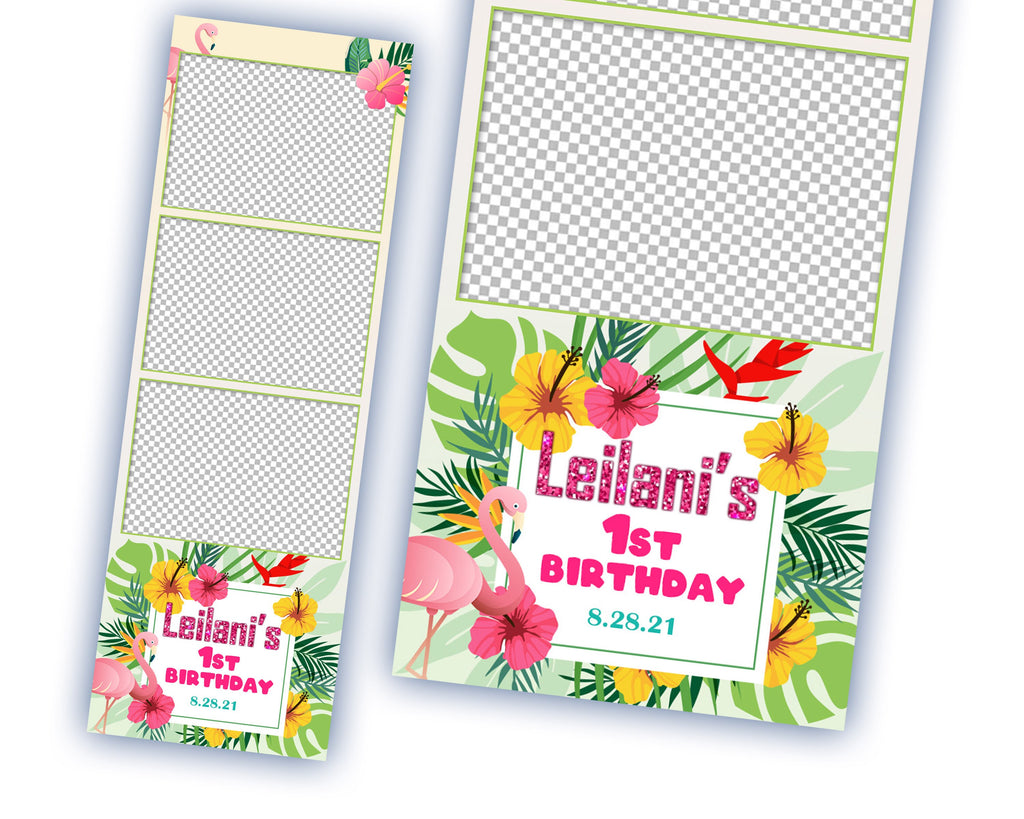 Beach Luau Photobooth Template, Hawaiian Luau Party, Aloha Party,  Photo Booth Template, Party, Photobooth, Photo Booth, Summer, Hanukkah