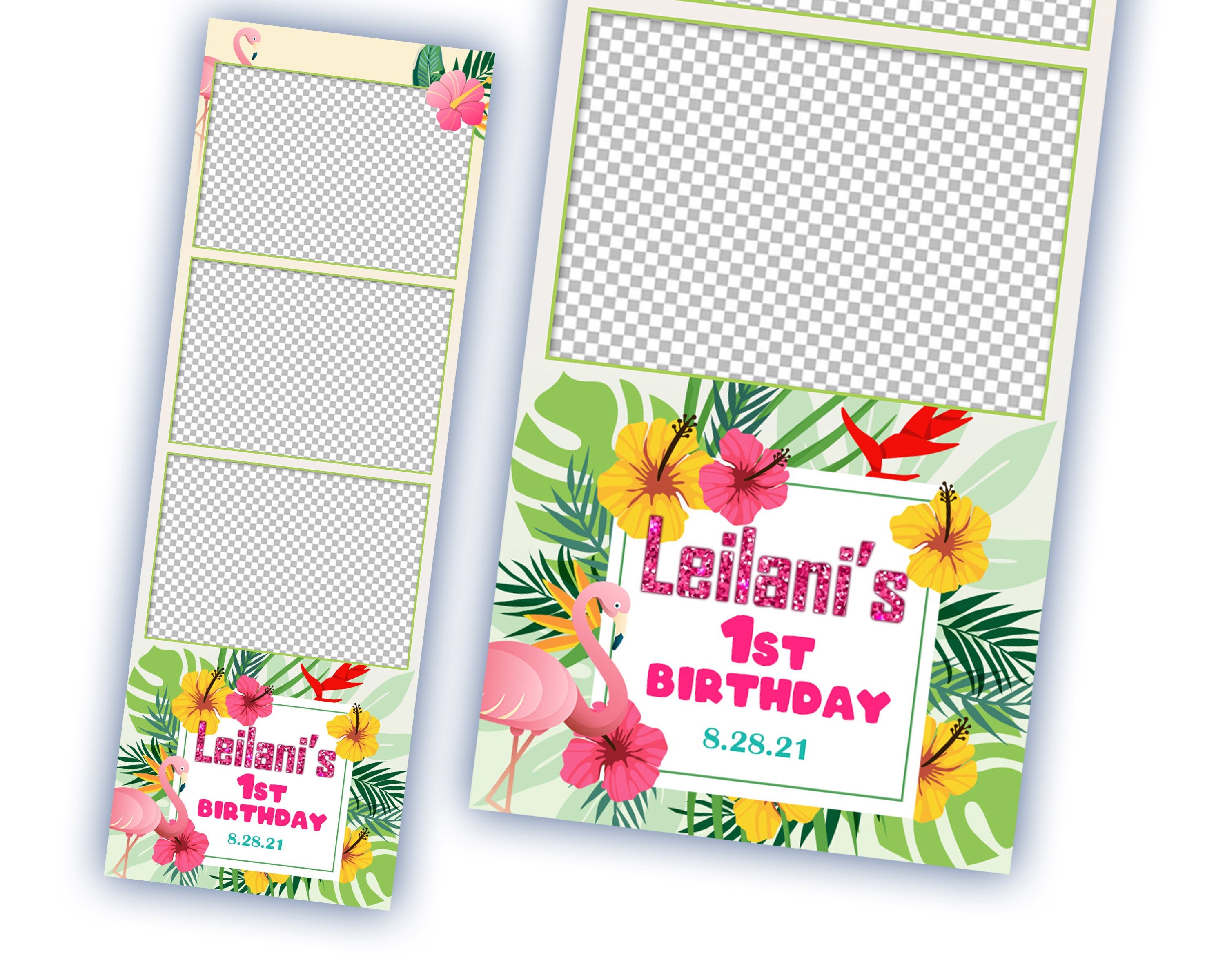 Beach Luau Photobooth Template, Hawaiian Luau Party, Aloha Party,  Photo Booth Template, Party, Photobooth, Photo Booth, Summer, Hanukkah