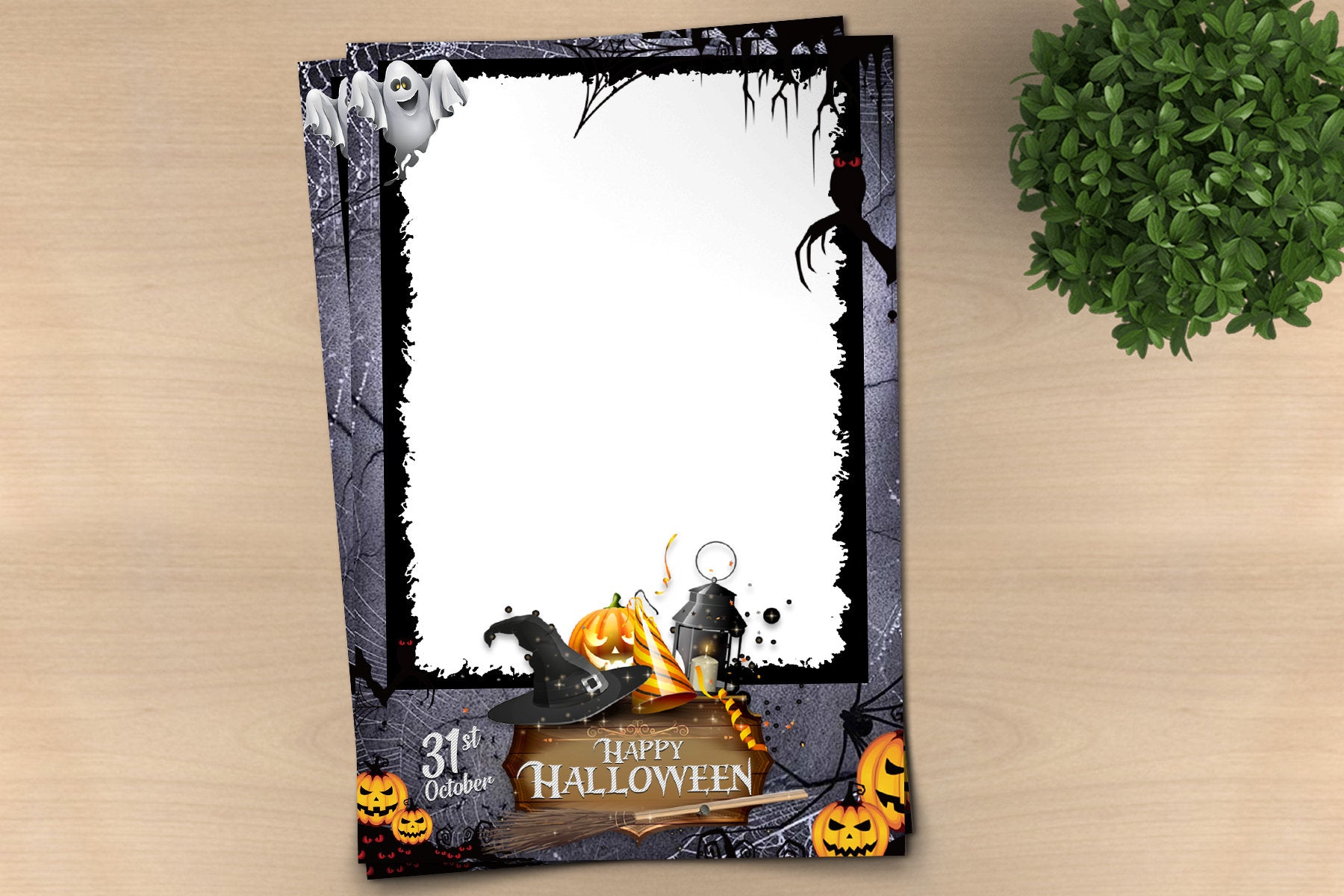 Halloween Photo Booth Template 4x6 Photobooth Pumpkin Template Mirror Salsa Ipad Touchpix 360 Darkroom DSLR