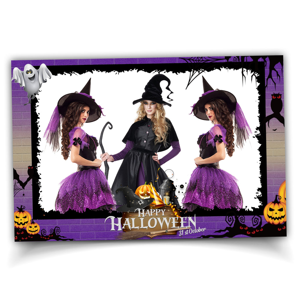 Halloween Photo Booth Template 4x6 Photobooth Pumpkin Template 4x6 Mirror Ipad booth Salsa Touchpix dslr darkroom