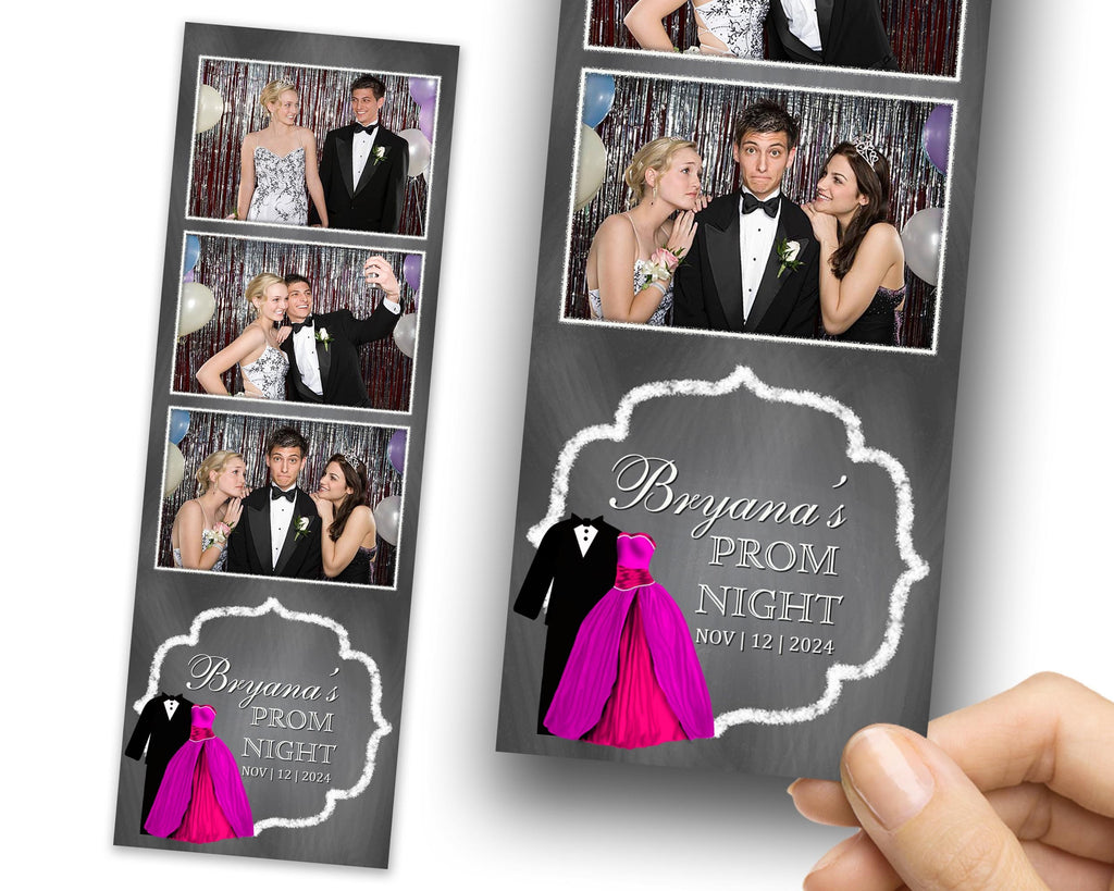 Prom Night, Photobooth Template, 2x6 stripe, Class of 2024, Graduation, Photo booth Template, 1078