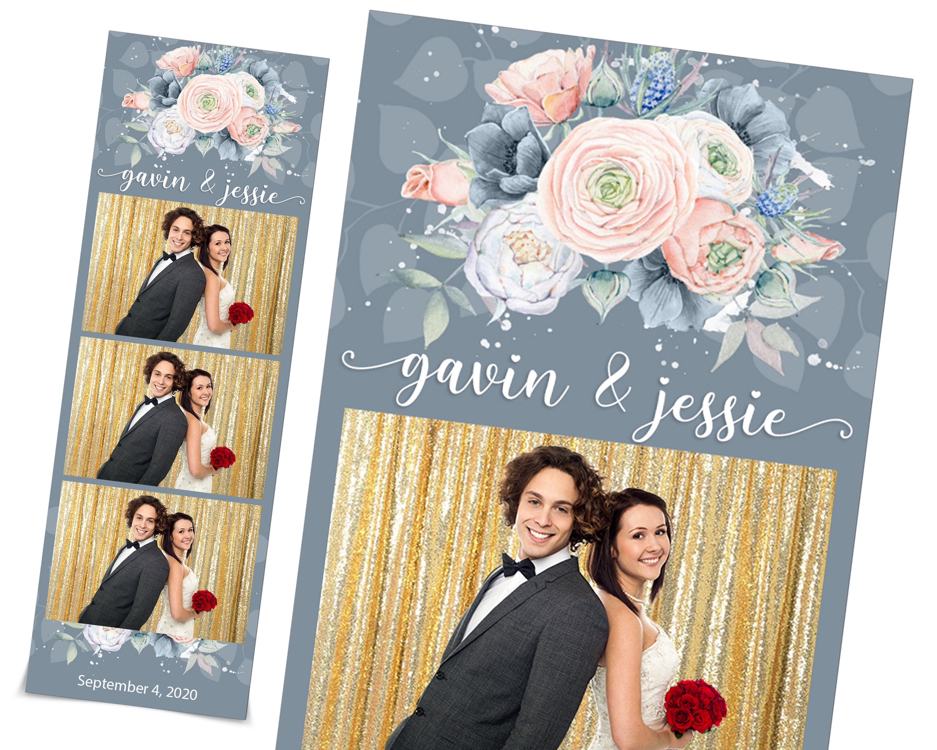 Photobooth Template Weddingr, Bridal Shower Photobooth Template Birthday, anniversary Photo Booth Template 4x6