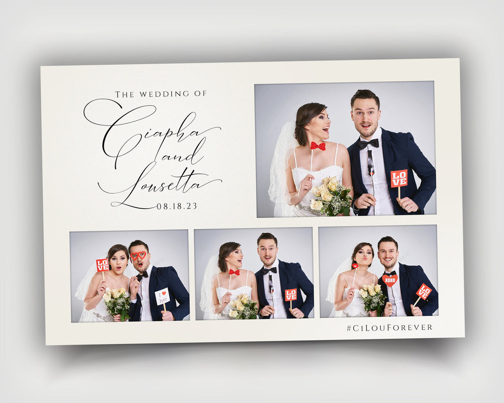 Signature Wedding Anniversary Photo Booth Template Mirror Booth Salsa Touchpix Darkroom Photobooth