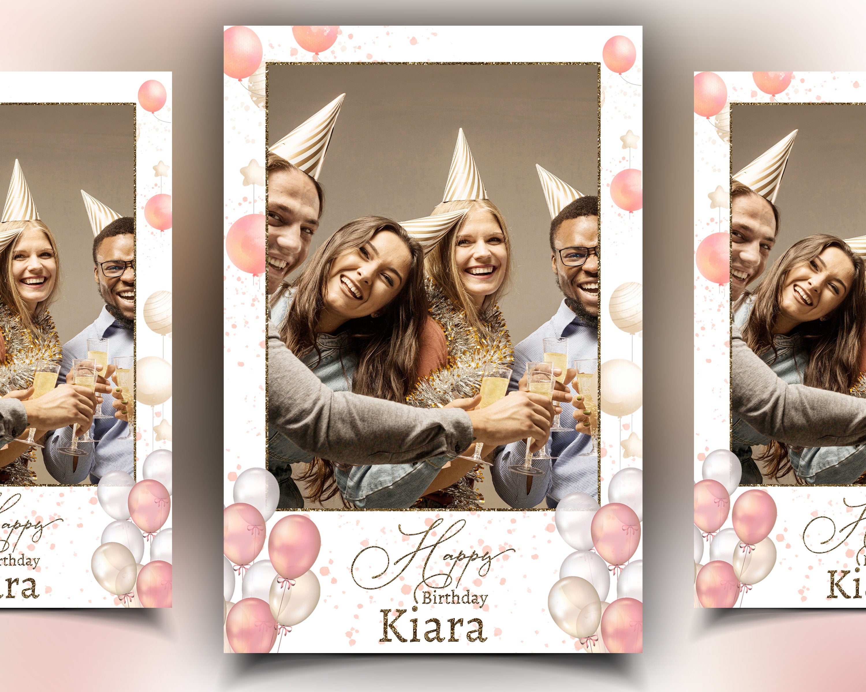 Birthday Photo Booth Template Sweet 16 Birthday Photobooth Template 4x6 Mirror Touchpix Darkroom Salsa ipad