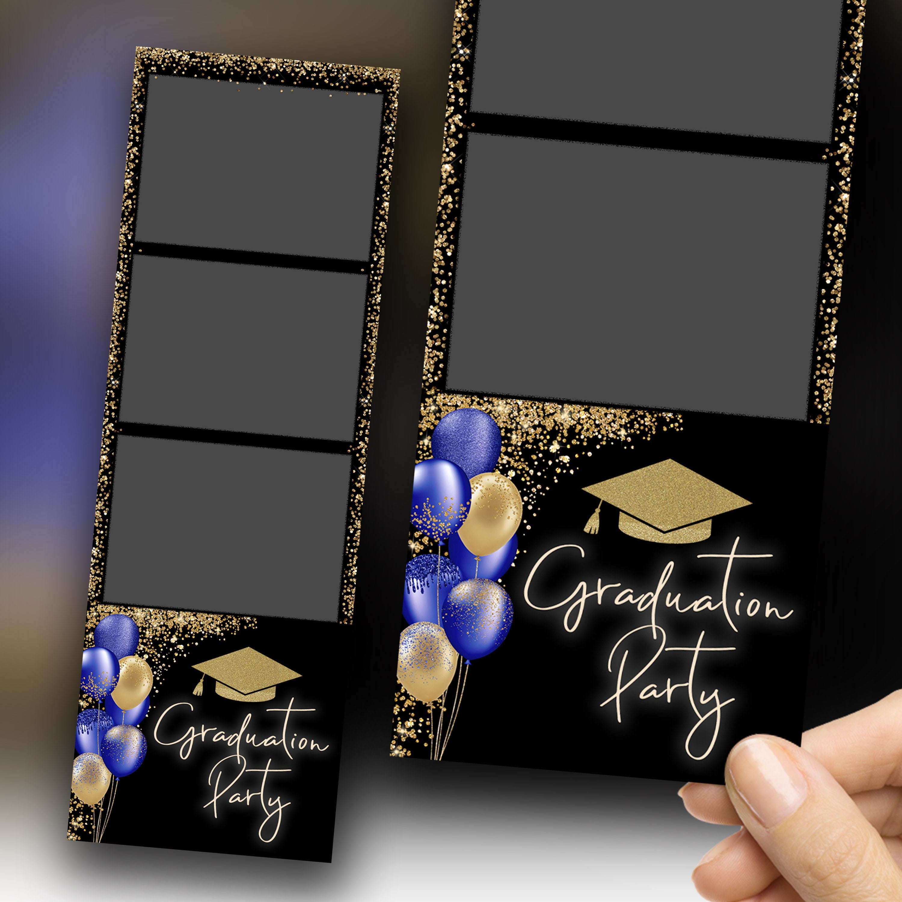 Graduation Photo Booth Template, Graduation Photobooth Template, Class of 2024, Prom 2024, Grad Party