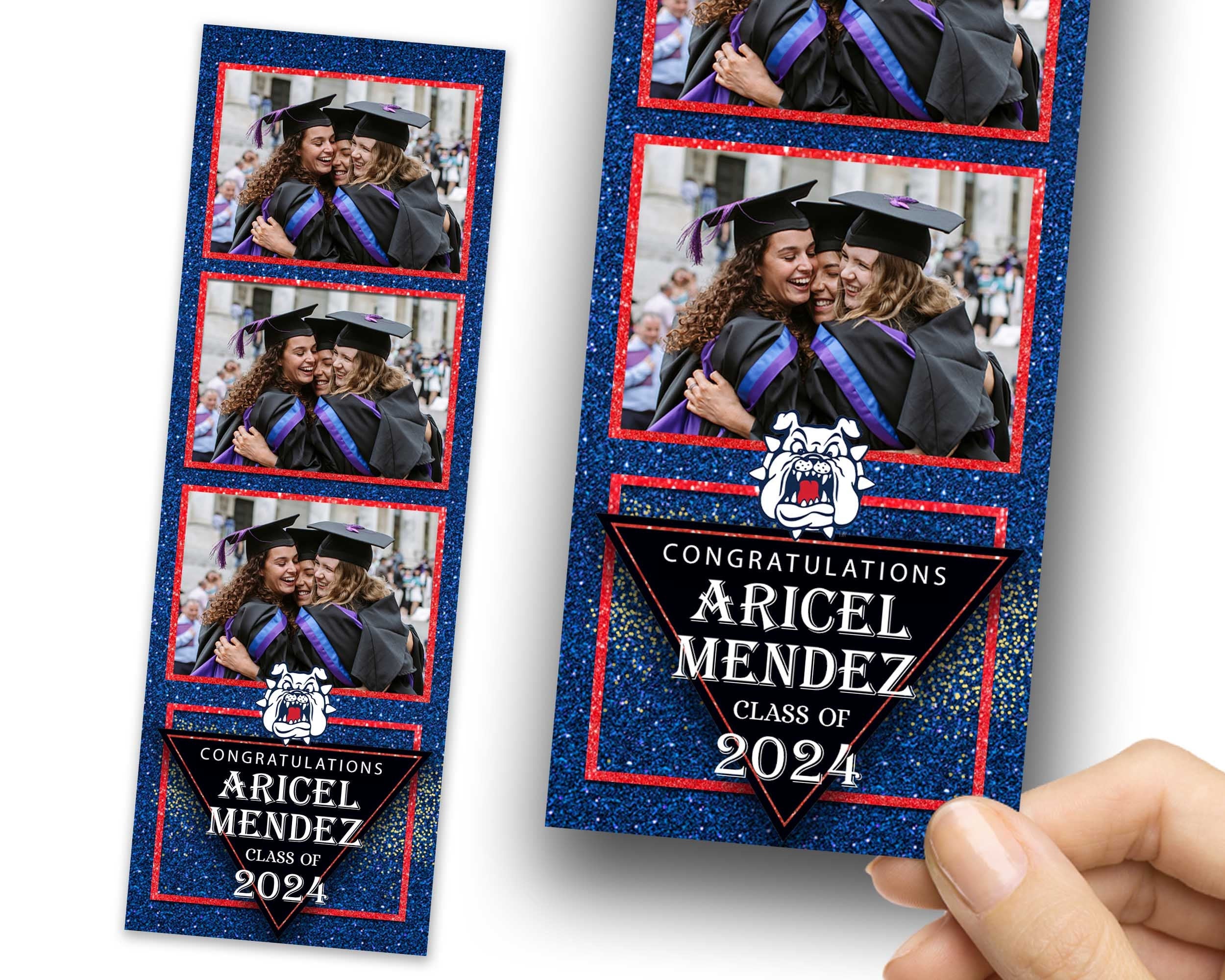 Graduation Class of 2024 Prom Photobooth Template Grad Photo Booth 151