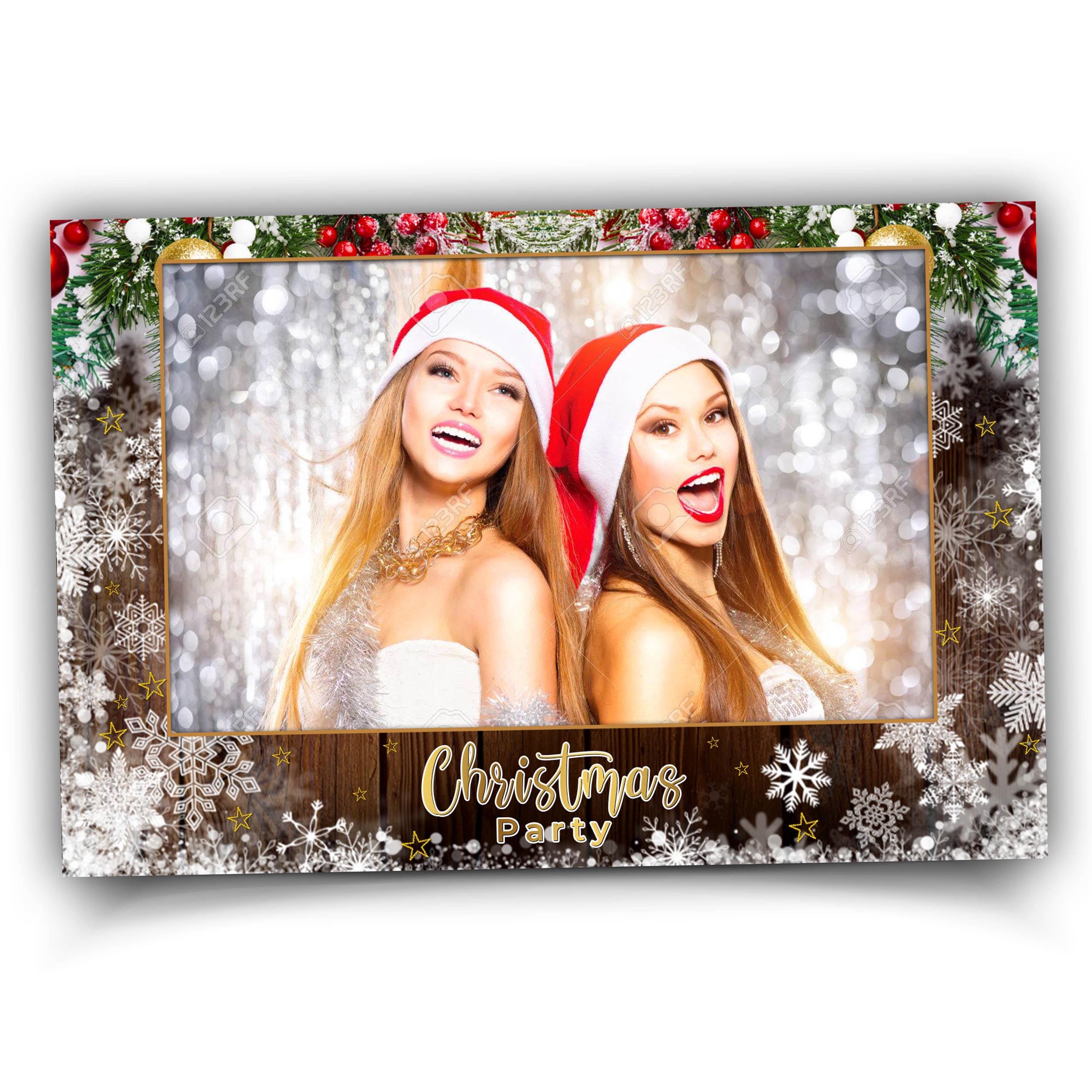 Christmas Photobooth Template, Merry Christmas and New Year, 4x6 Xmas Photobooth Template, Holiday 1419